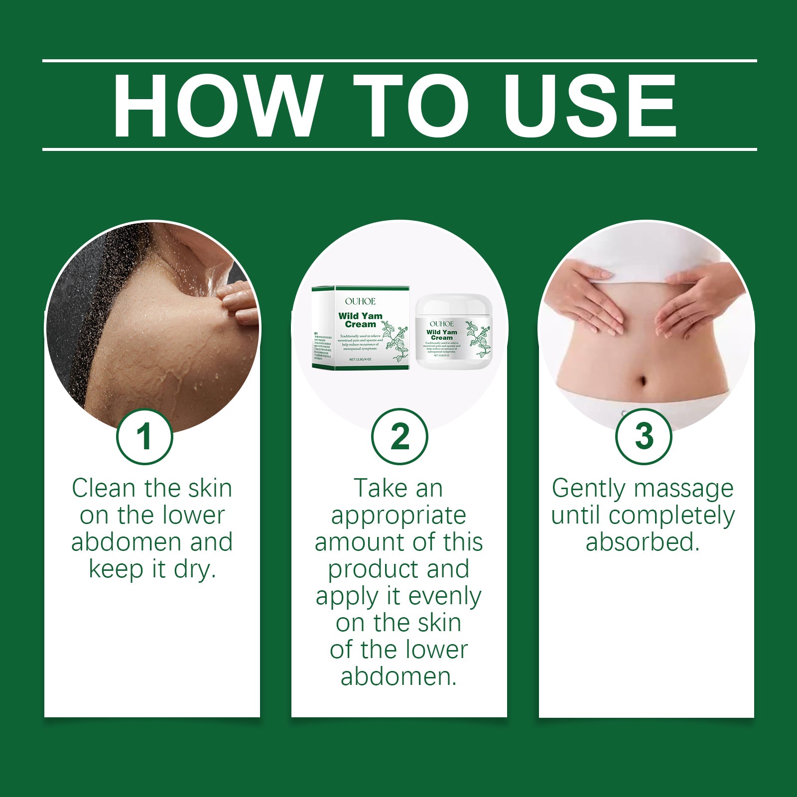 Wild Yam Menstrual Pain Relief Cream